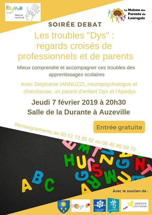 affiche soirée débat dys