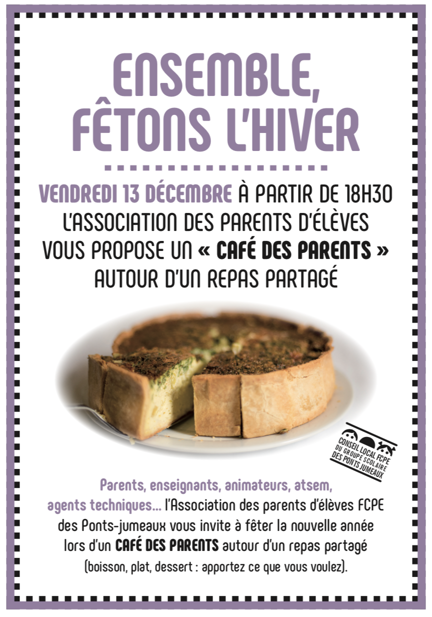 affiche repas partagé