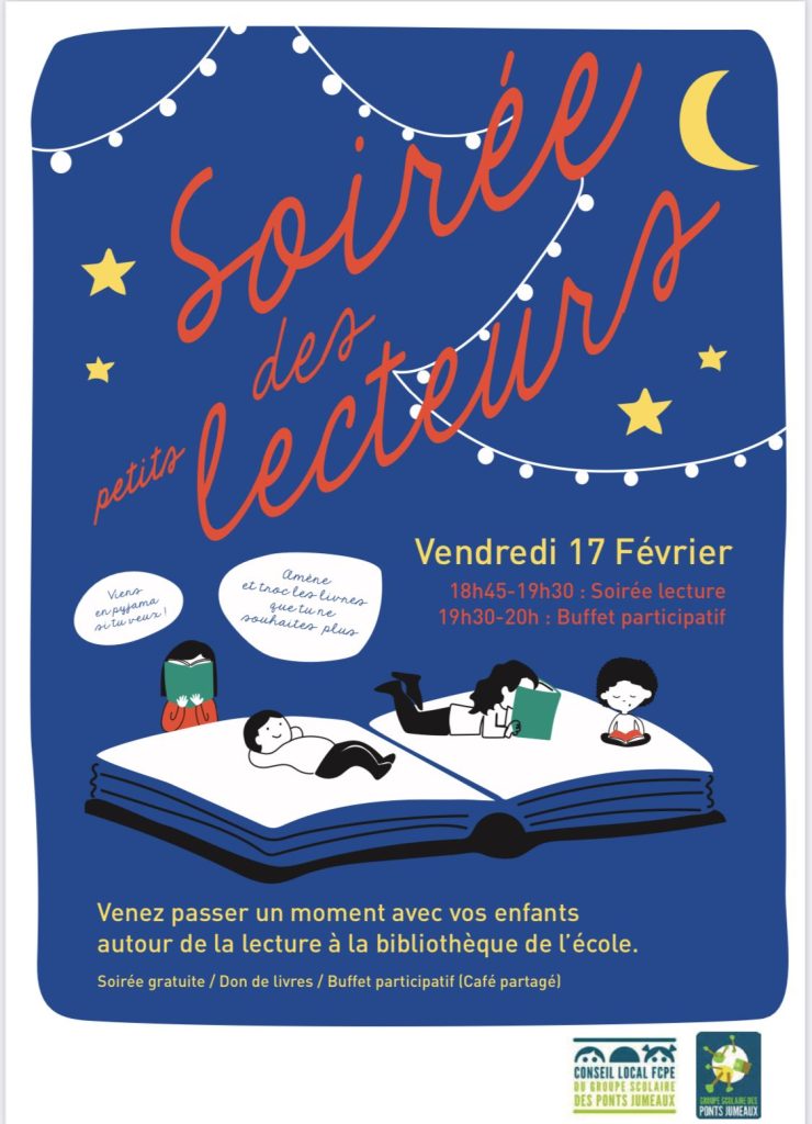 affiche soiree lecture