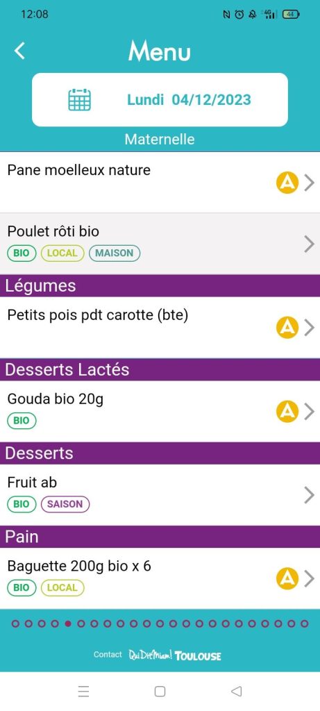 capture qui dit miam menu mater
