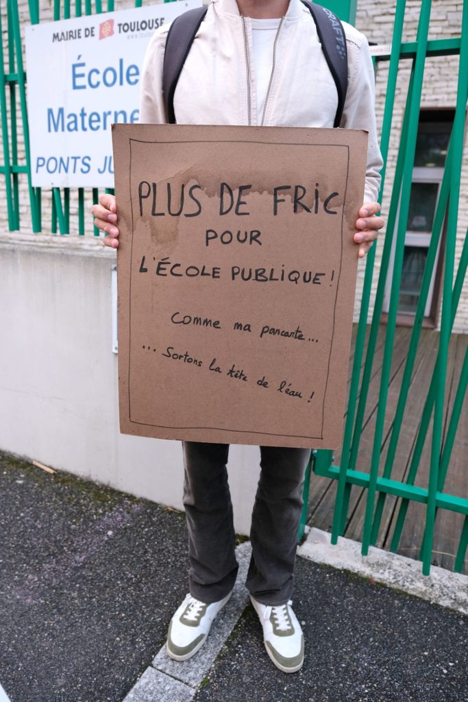 plus de fric pour l'école publique